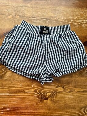 Navy & White LULU MAC Shorts